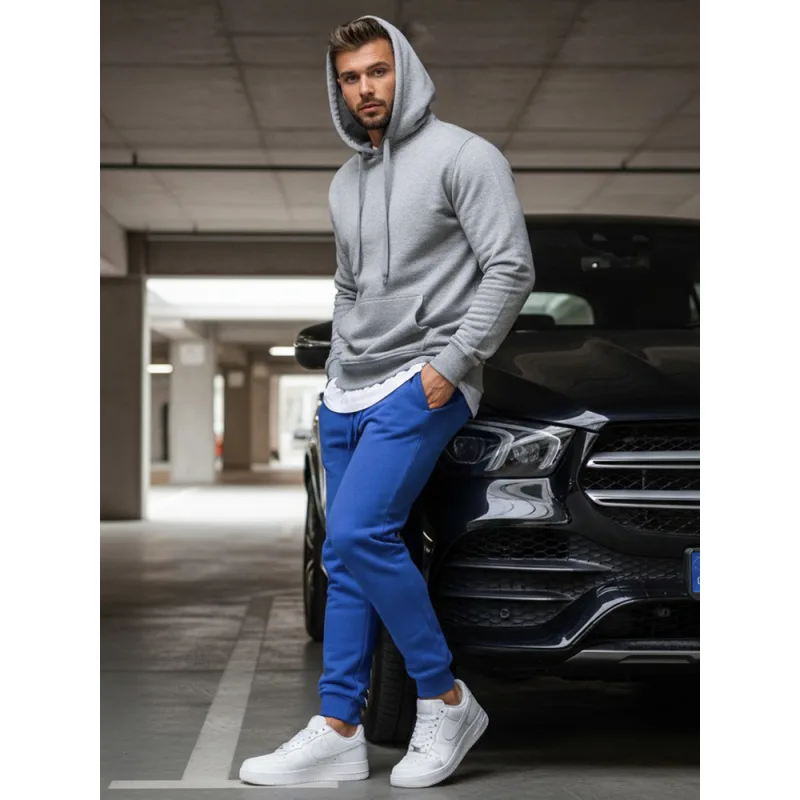 Pánske tepláky modré Dstreet UX2710 L