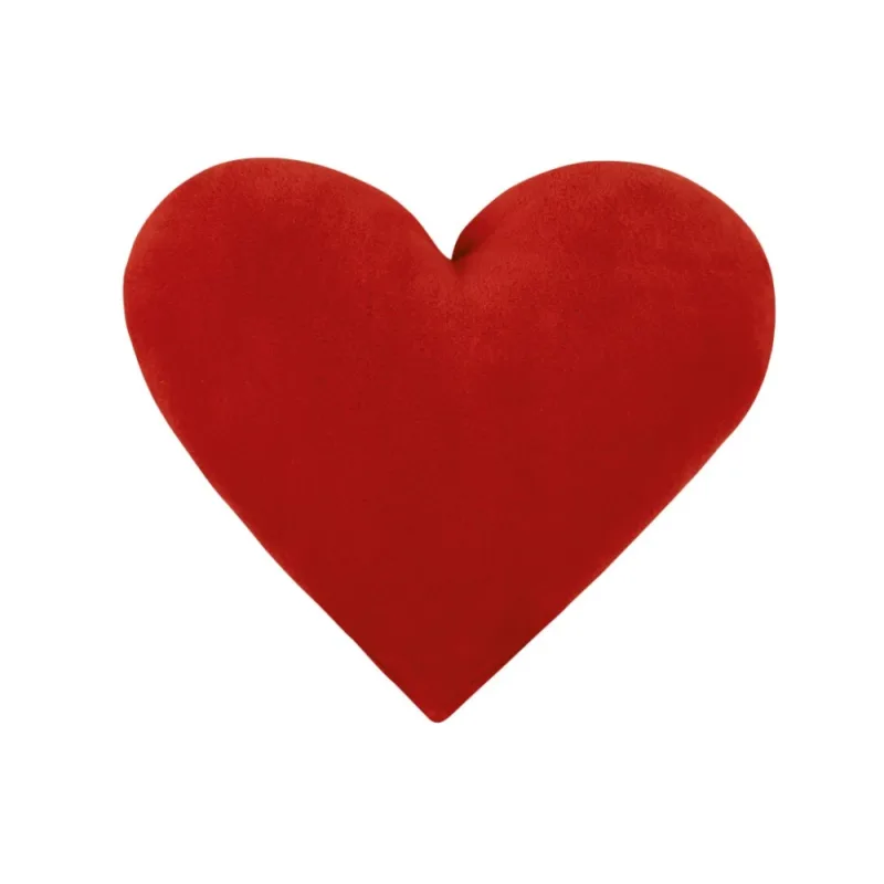 Vankúšik srdiečko červené 42x48 cm