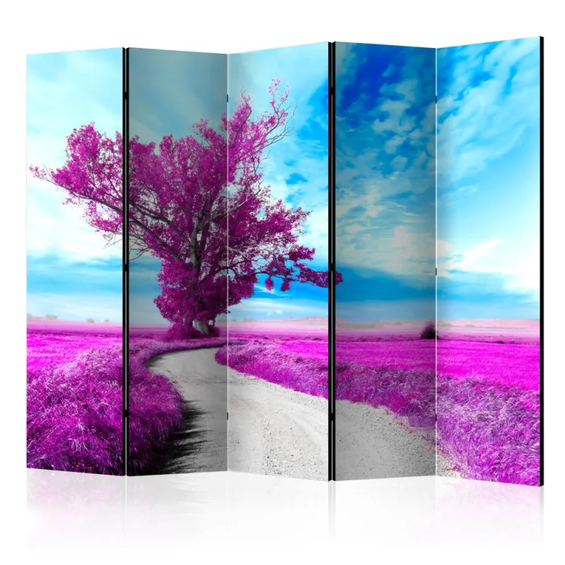 Artgeist Paraván - Violet Tree II [Room Dividers]
