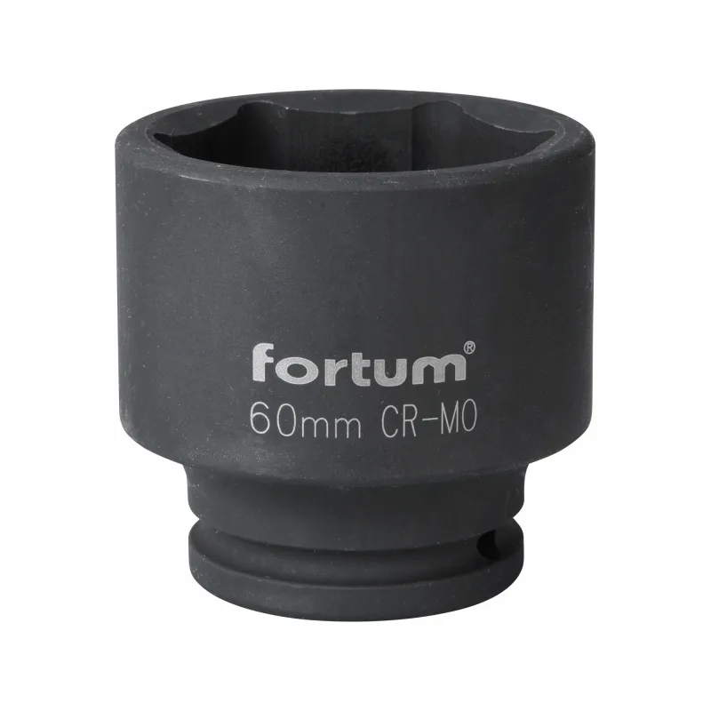 Kľúč nástrčný rázový, 60mm, 3/4”, FORTUM