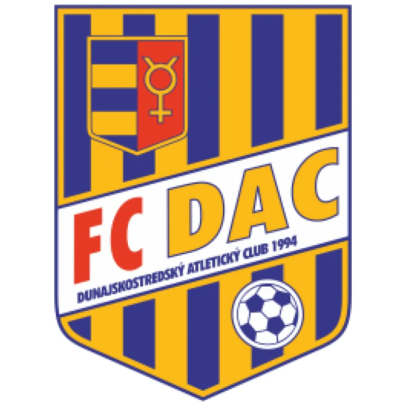 FC DAC 1904 Dunajská Streda nálepka 7,5 x 10 cm - SKLADOM