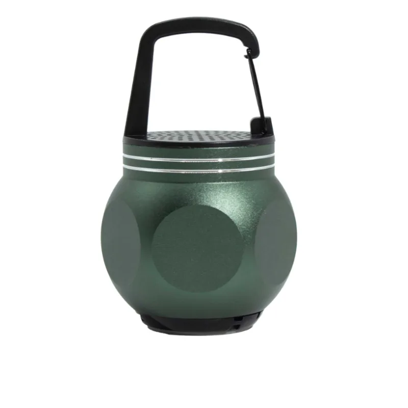 Zelený Mini Reproduktor s Kempingovým Háčikom