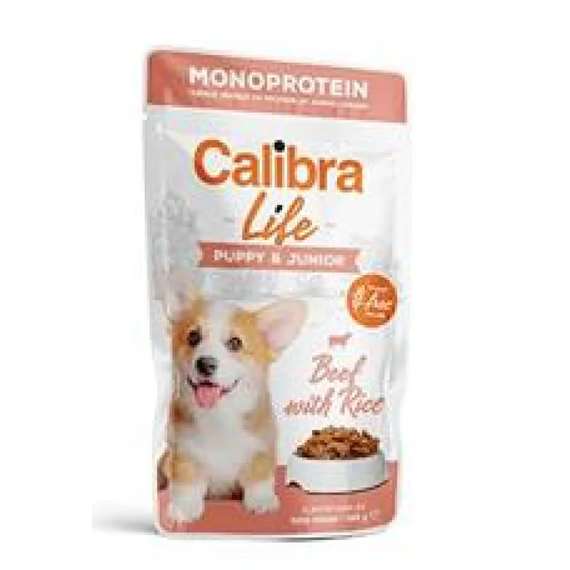 Calibra Dog Life kapsa Puppy&Junior Beef 150g