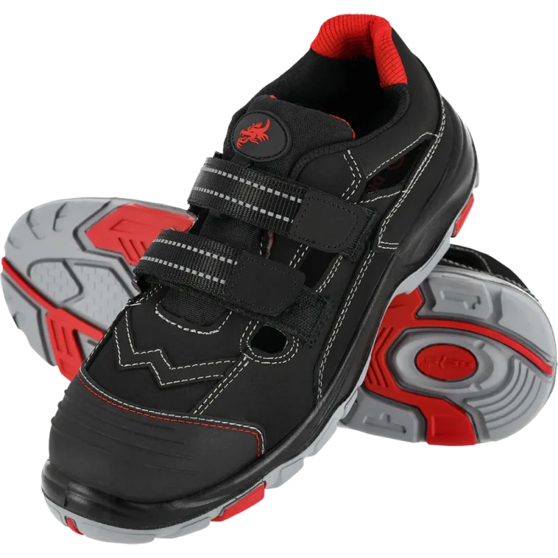 Reis WINSON S1 P SR sandále Black/Red 39-47