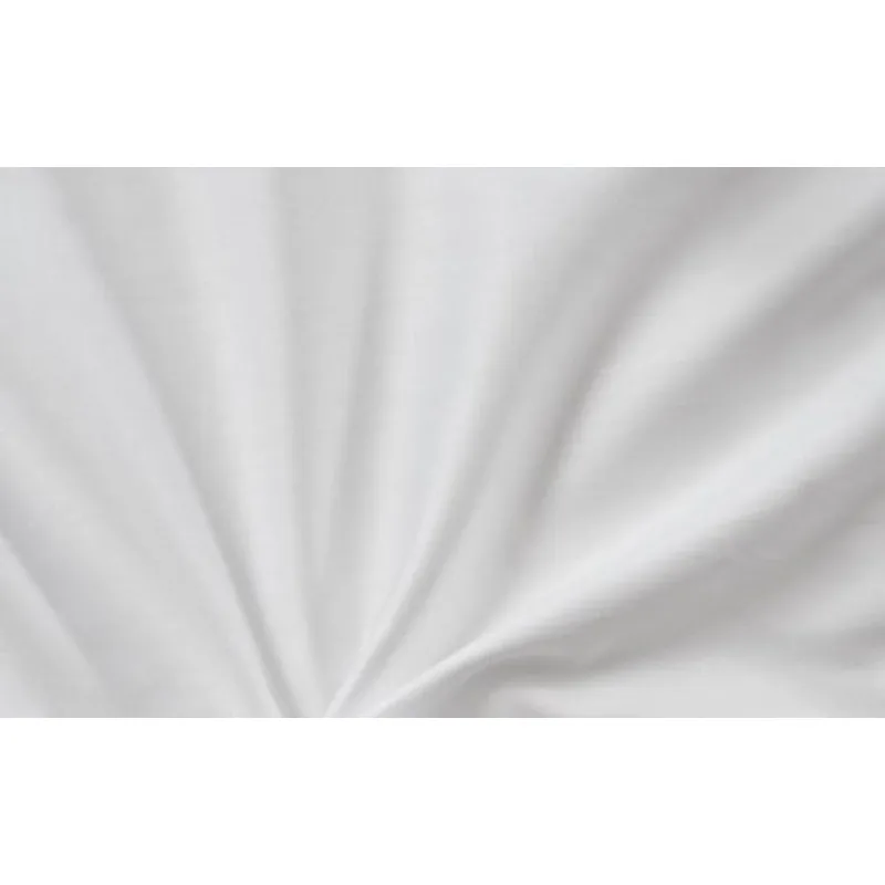 Biele saténové prestieradlo plachta bez gumy 230x240 cm