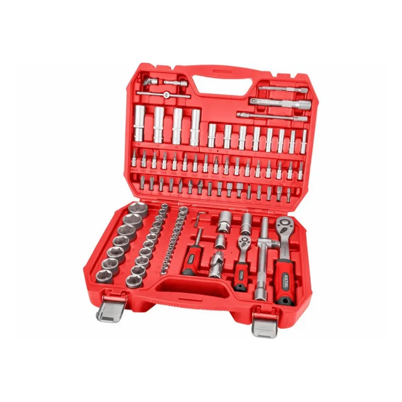 Sada nástrčných a zástrčných kľúčov 94-dielna, CrV, CrV/S2, EXTOL PREMIUM