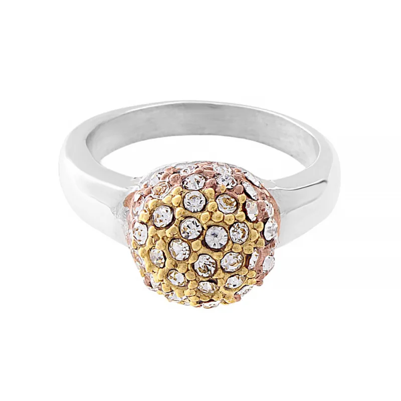 MPM Dámský ocelový nerezový prsten 6807 (velikost 60) - stříbrné barvy