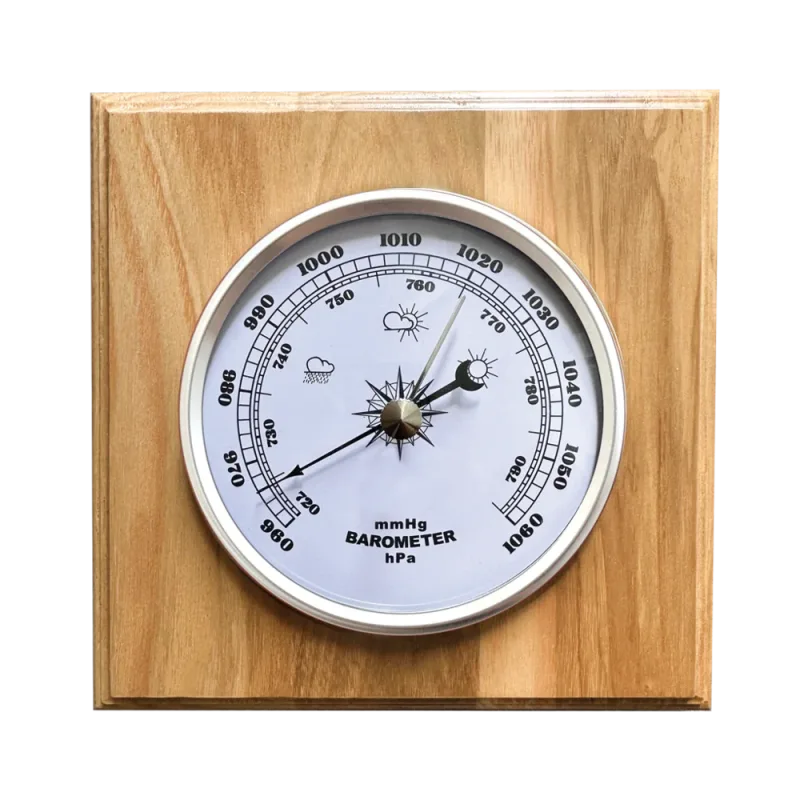 JVD Dřevěný hranatý barometr JVD BA230/68