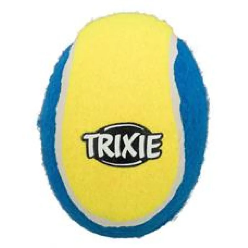 Tenisový ragby míč modro-žlutý TRIXIE 12 cm