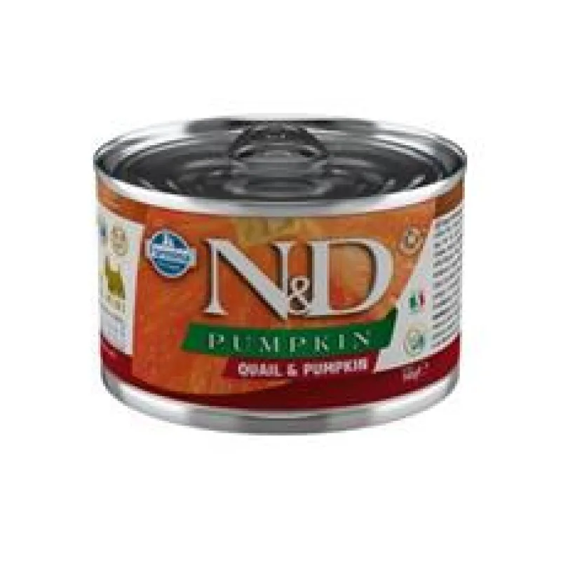 N&D DOG PUMPKIN Adult Quail & Pumpkin Mini 140 g