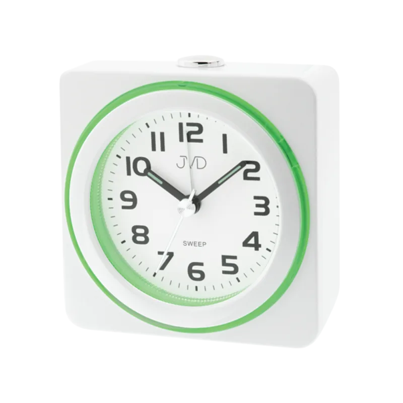 Tichý netikající dětský ručkový budík s osvětlením JVD SRP909.1