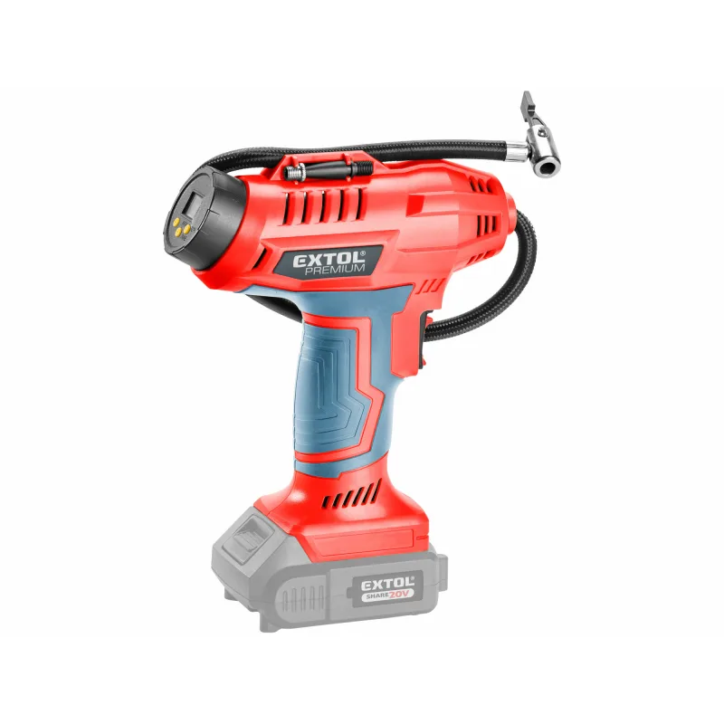 Kompresor aku Share20V, bez aku, max. 11bar, EXTOL PREMIUM