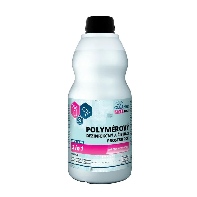 POLY CLEANER SPRAY 2in1 univerzálny čistiaci a dezinfekčný prostriedok, POLYMPT