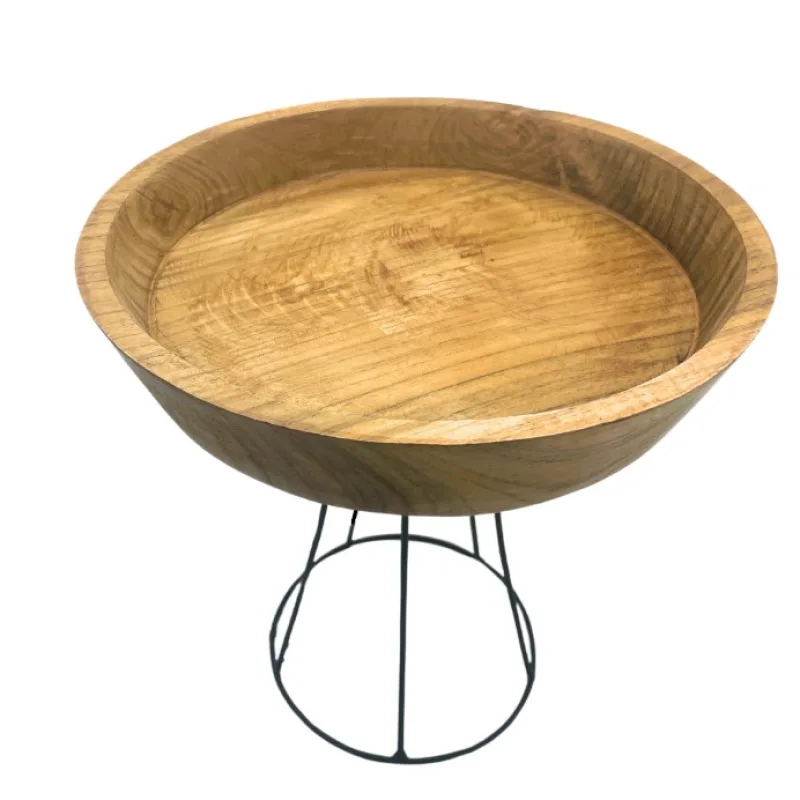 Teaková Miska Vyvýšená 25cm