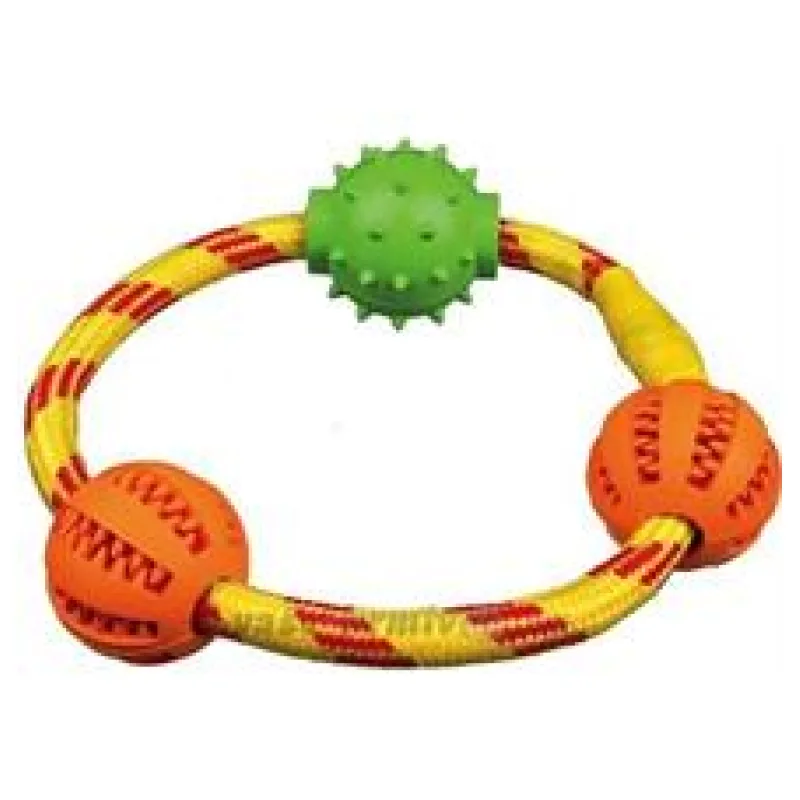 Dentafun Kroužek Z Lana Se 3 Míčky 20 cm