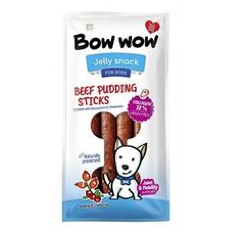 Bow wow poch. Klobásy s hovězím masem a kolagenem 6 ks