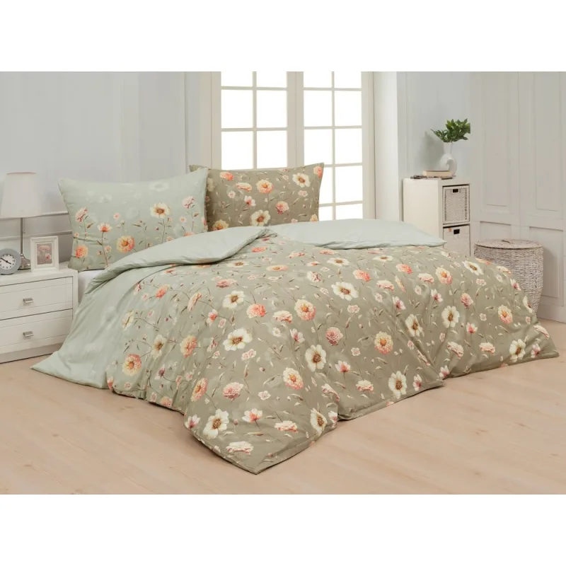 Matejovský Posteľné obliečky Florál Digitál 140x220/70x90 cm