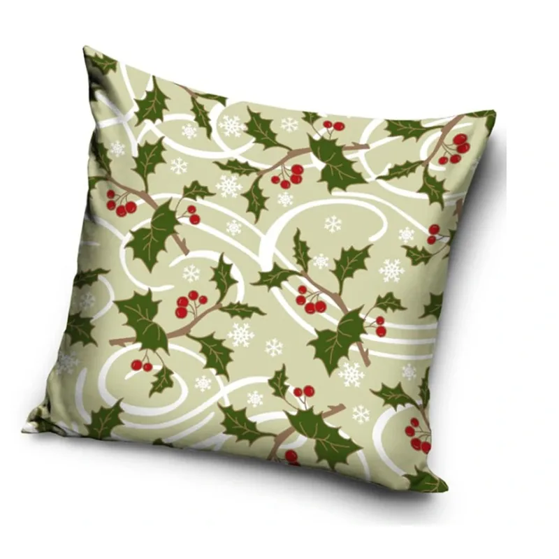 Vianočný vankúš 40x40 cm Cesmínová Romance