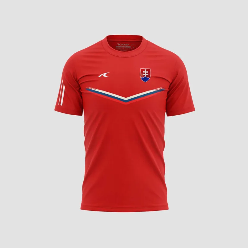 Slovensko Slovakia tričko červené detské