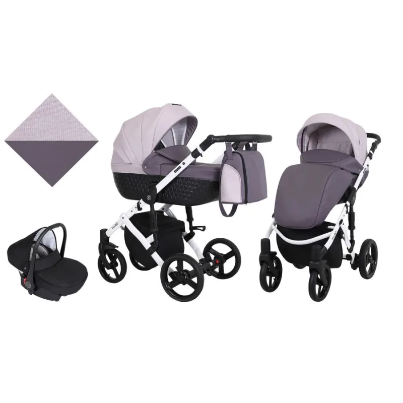 Kočík Kunert Tiaro white frame 3v1 - 02