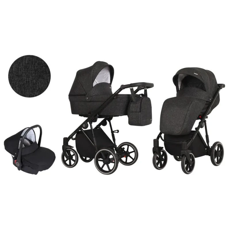 Kočík Kunert Molto black frame 3v1 - 03