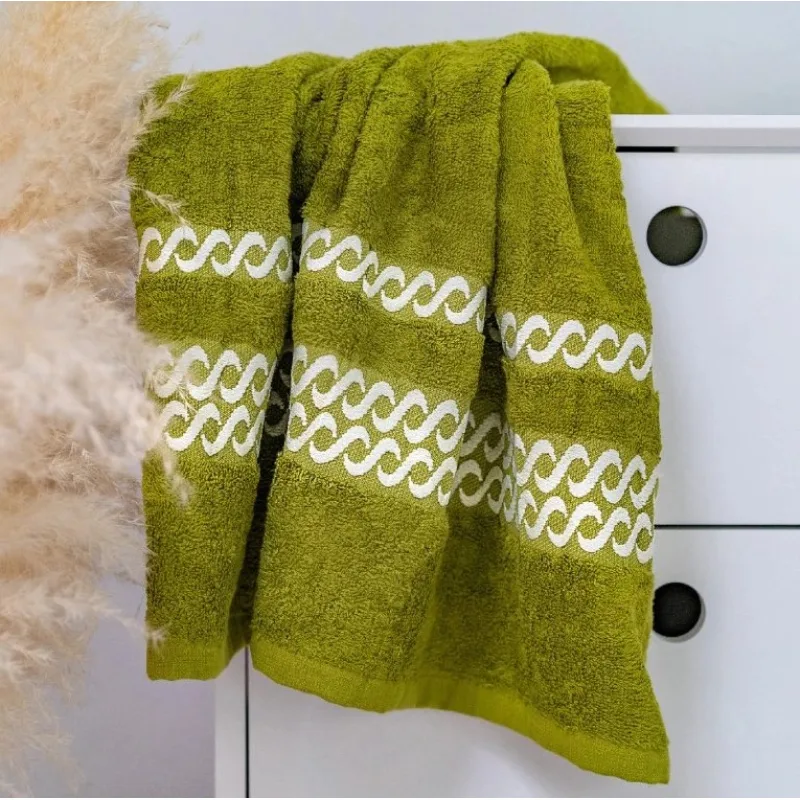 Bambusový uterák VALENCIA 50 × 100 cm , Zelená