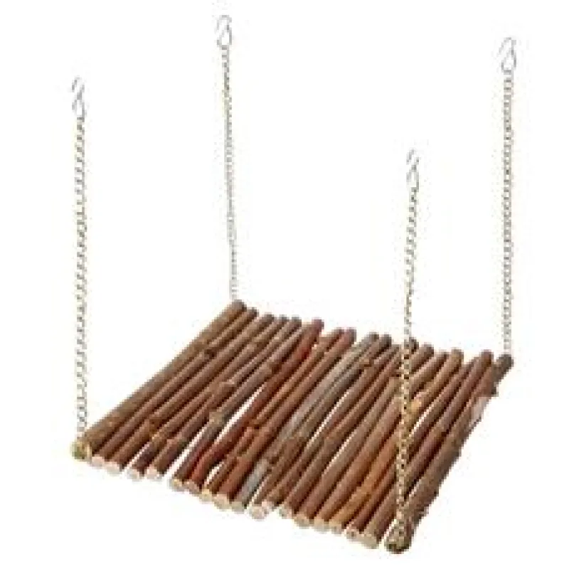 Houpačka hlod. dřevo závěsná Flamingo 20 x 20 cm 1 ks