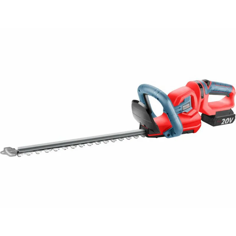Nožnice na živý plot Share20V, 1x 2Ah Li-ion, 2,4A nabíjačka, lišta 460mm, max. 16mm, EXTOL PREMIUM