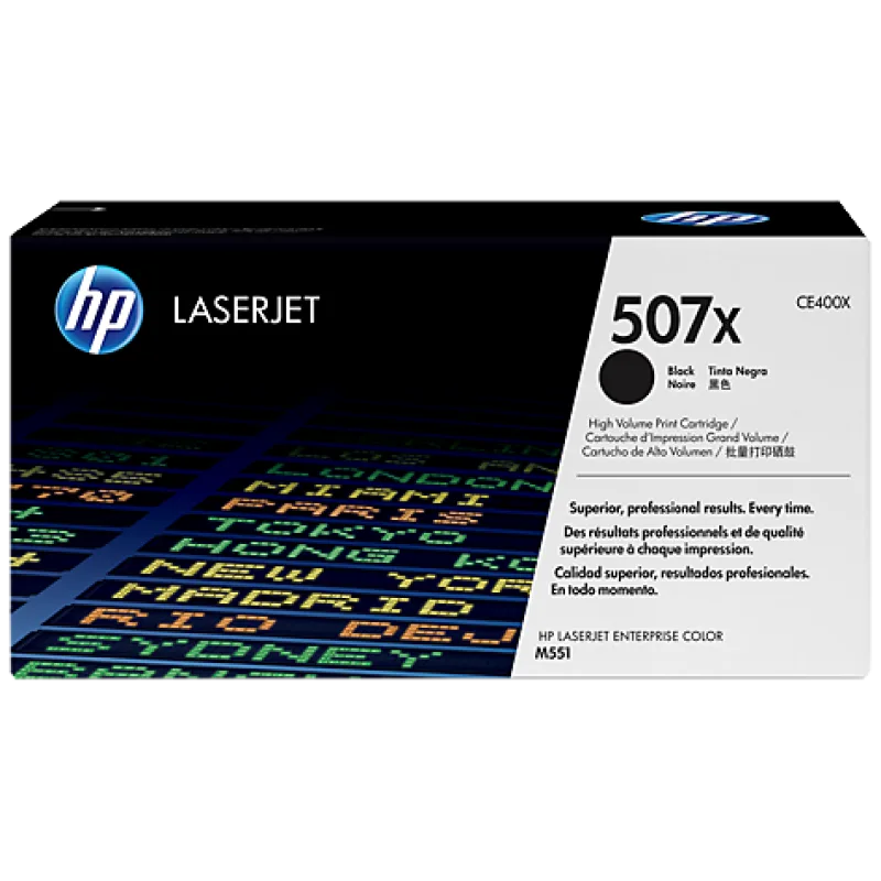 HP Čierny Toner pre HP LaserJet M551 - 507X /11.000 str/ CE400X