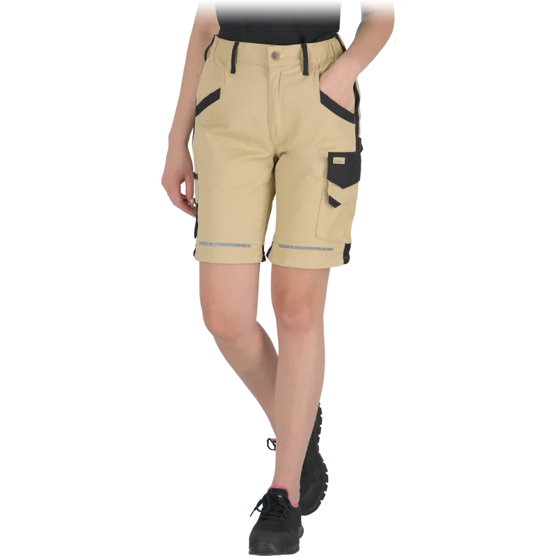 Leber&Hollman SAND BEB dámske kraťasy Beige/Black S-3XL