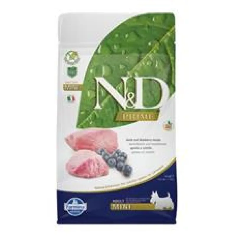 N&D PRIME DOG Adult Mini Lamb & Blueberry 2,5 kg