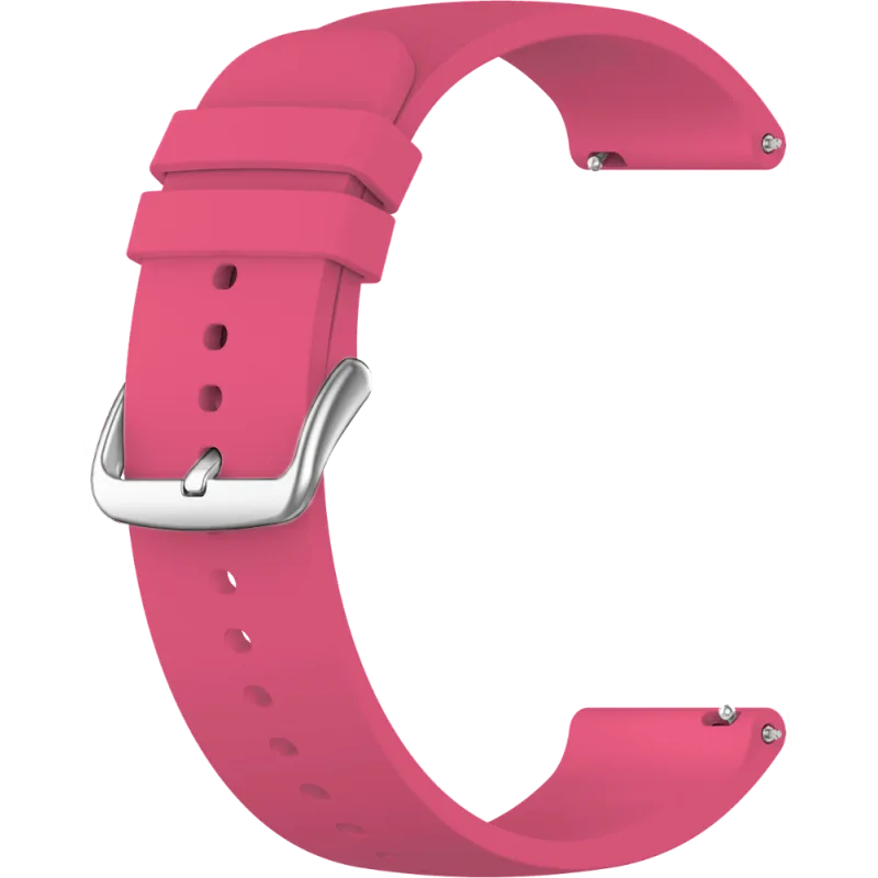LAVVU Růžový silikonový řemínek na hodinky - 14 LS00X14