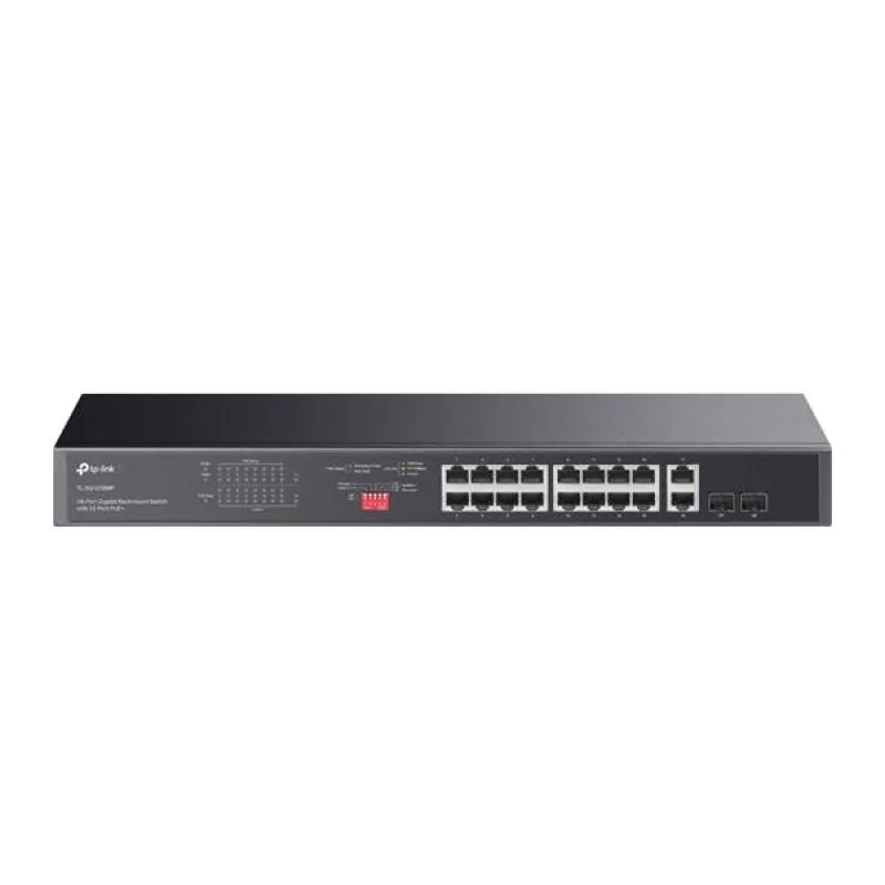 18-Port Gigabit Rackmount Switch with 16-Port PoE+ PORT: 16× Gigabit PoE…