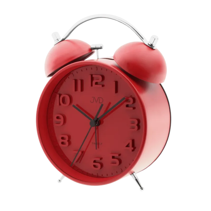 Dětský pastelový ručičkový tichý netikající budík JVD SRP2216.3