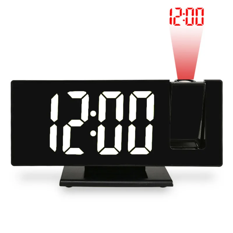 JVD Digitální budík do sítě s bílými LED svítícími čísly s projekcí JVD SB3618.3