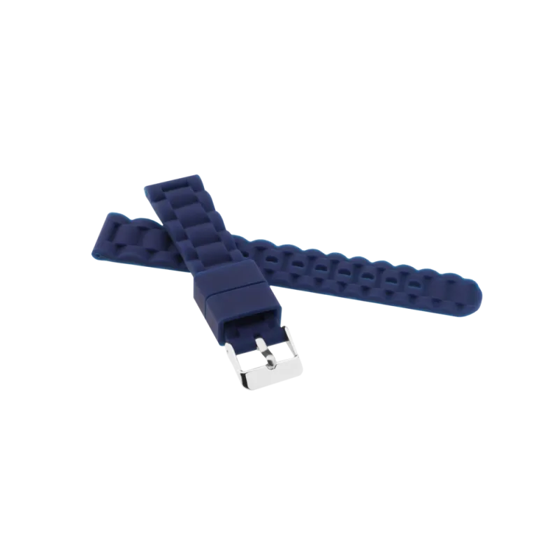 JVD Unisex modrý gumový řemínek na hodinky JVDRJ7192.2