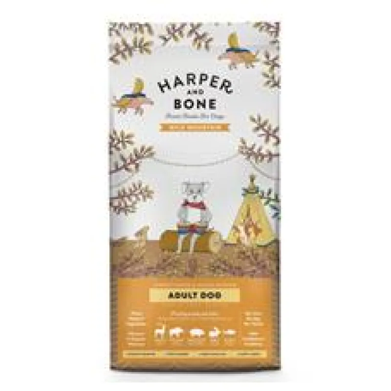 Harper and Bone Dog Adult Large & Medium divoké hory 12 kg + Pamlsek Ball with meatball 1,5 kg