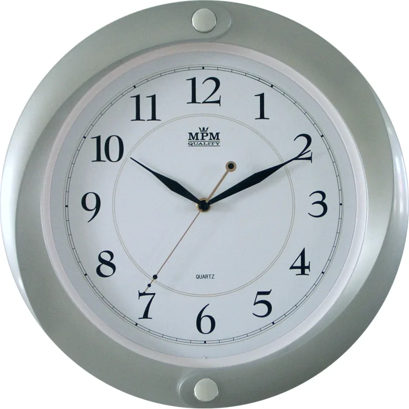MPM Nástěnné kuchyňské plastové čitelné hodiny E01.1897.92