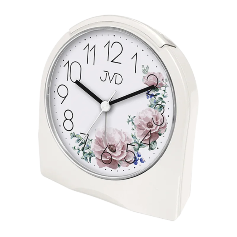 JVD Dětský dívčí bateriový netikající tichý budik JVD SRP889.D1