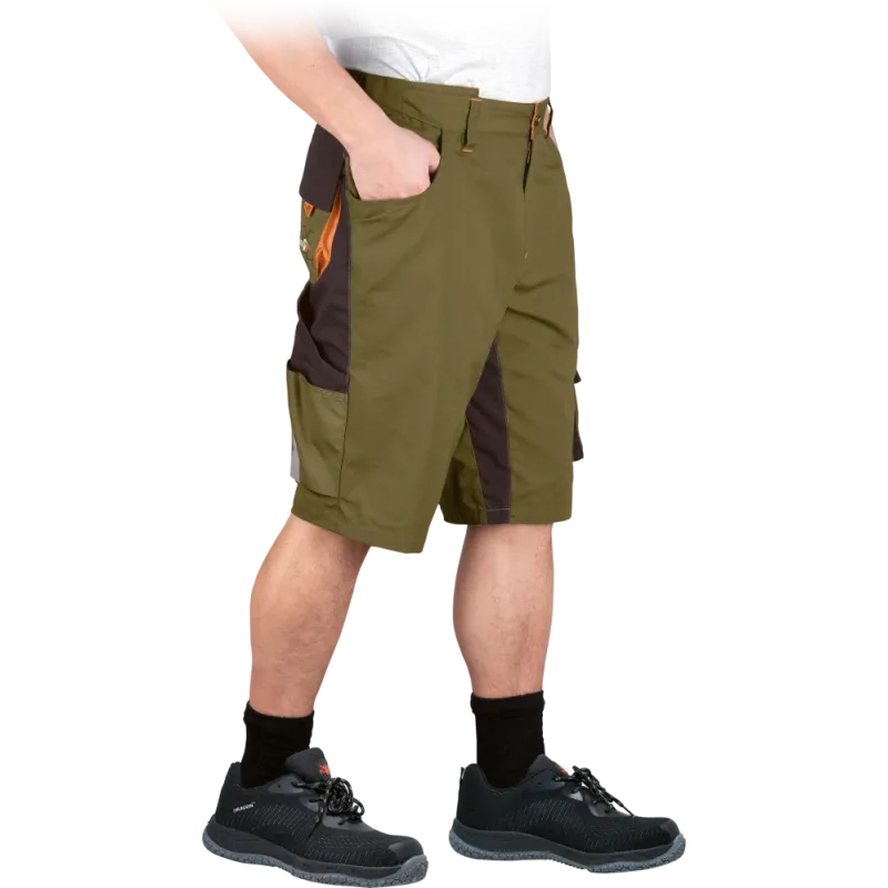 Leber&Hollman BEBR KHBRP kraťasy Khaki/Orange S-3XL