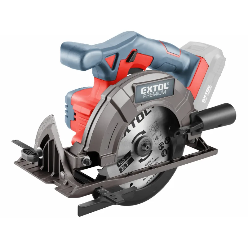 Kotúčová píla aku Share20V, bez aku, kotúč 165mm, EXTOL PREMIUM