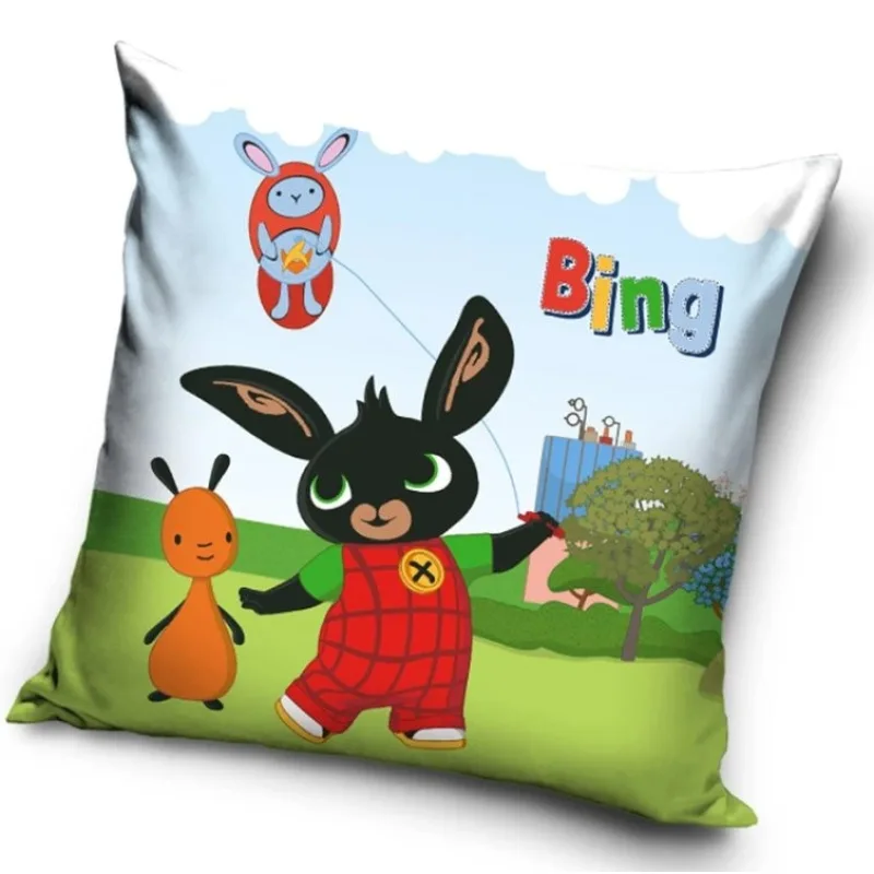 Detský vankúšik Zajačik Bing Púšťanie Draka 40x40 cm