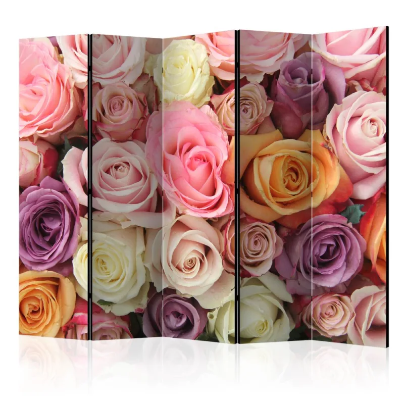 Artgeist Paraván - Pastel roses [Room Dividers]