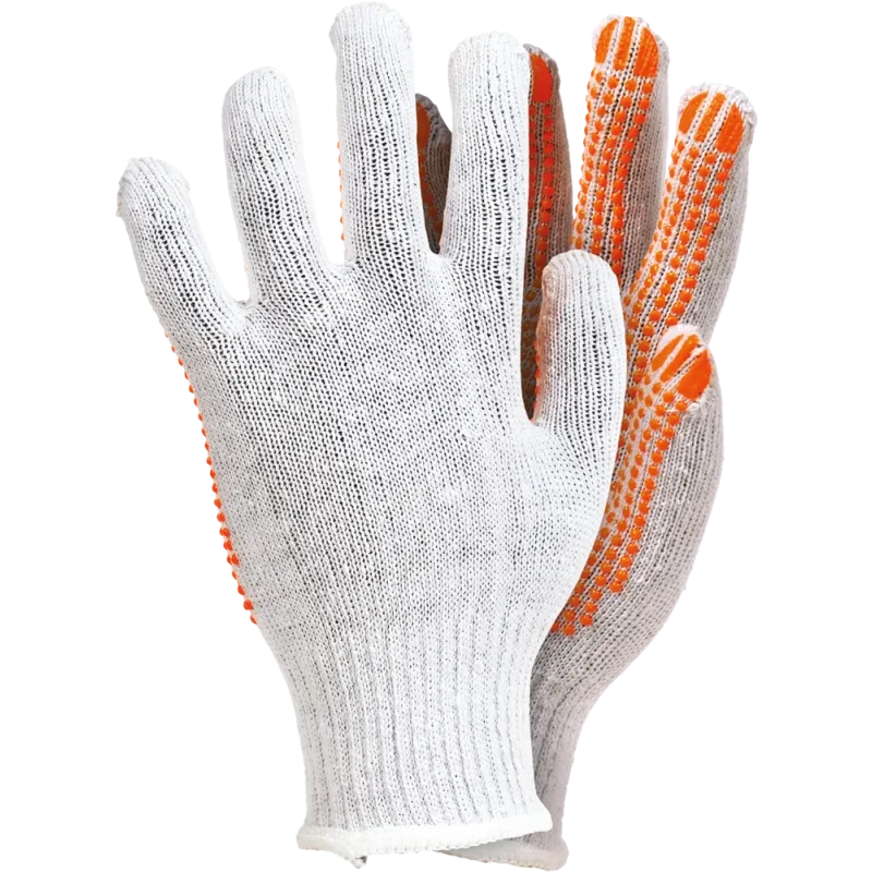 Reis FLEXIFLUO rukavice - fluorescenčné PVC bodky 10