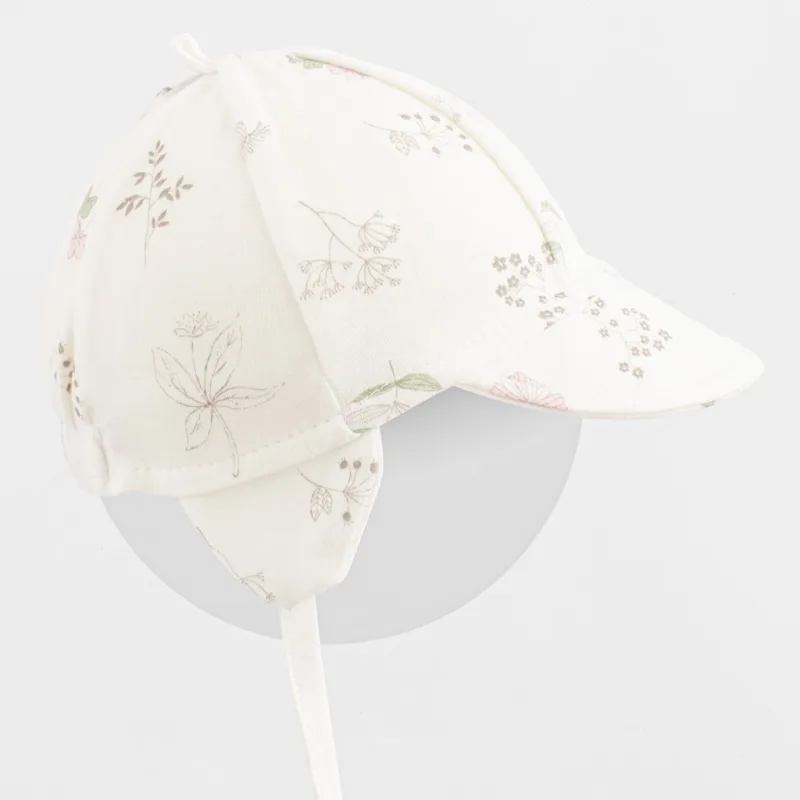 Detská bavlnená čiapka so šiltom New Baby Zoe