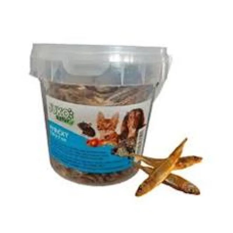 Rybičky sušené (3 - 7 cm) JUKO, dóza 500 ml ( 80g )