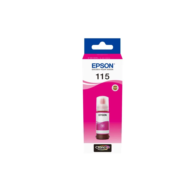 Fľaštička s atramentom EPSON 115 EcoTank Magenta C13T07D34A