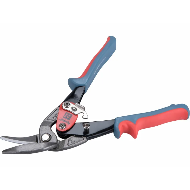 Nožnice na plech prevodové ľavé, 255mm, pre strihanie rovno a doľava, CrMoV, EXTOL PREMIUM