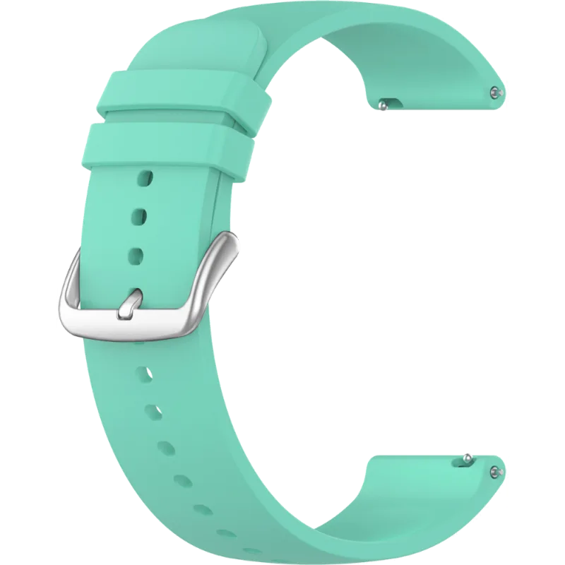 LAVVU Tyrkysový silikonový řemínek na hodinky - 18 LS00T18