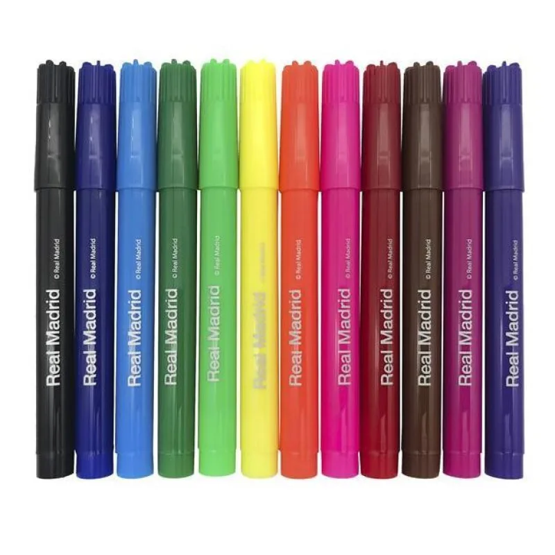 Real Madrid farebné fixky (12 ks v balení)